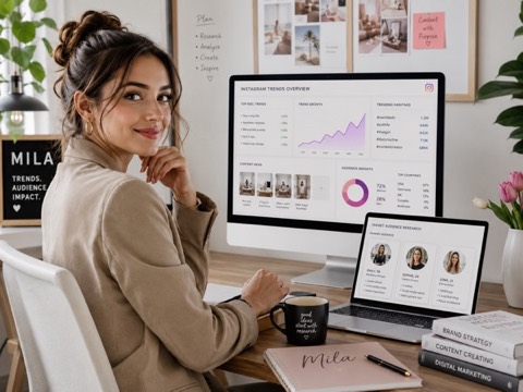Mila, KI-Agentin für Trends