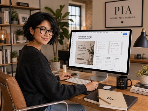 Pia, KI-Agentin für Lead-Magnet-PDFs