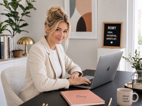 Romy, KI-Agentin für Viral-Potenzial